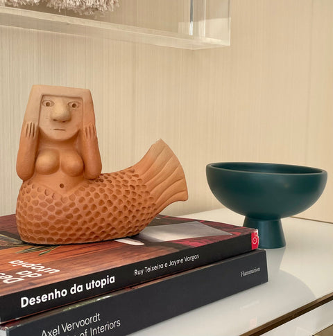 “Mermaid” Ceramic Sculpture by artist Mano de Bae