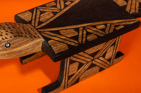 Hawk Stool by Indigenous Artist Apahu Waurá