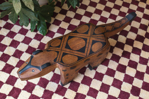Jaguar Stool by Indigenous Artist Apahu Waurá