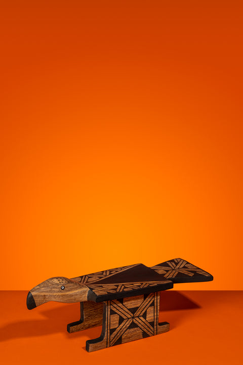 Hawk Stool by Indigenous Artist Apahu Waurá