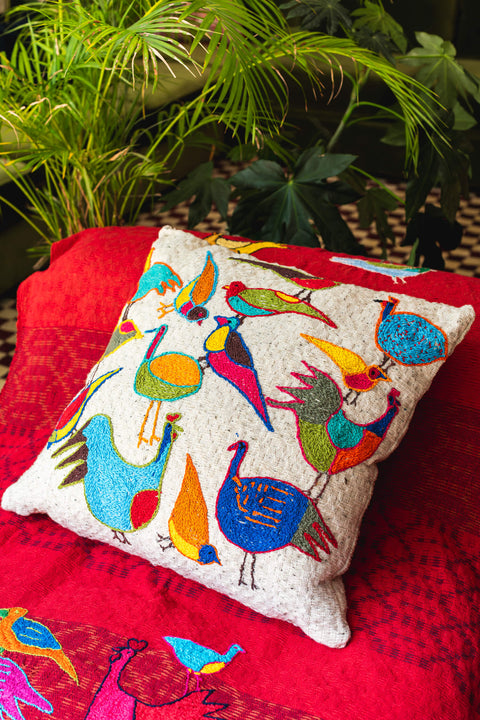 “Birds” Large Cushion, 58 cm x 58 cm