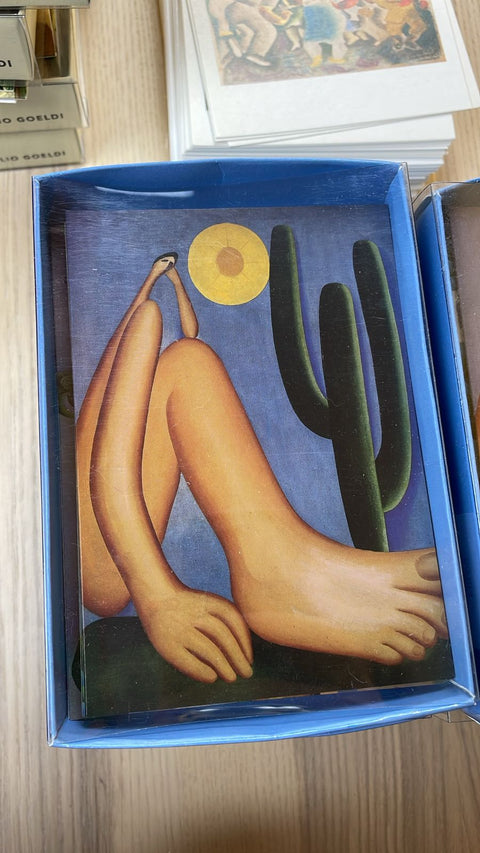 Postcards by artist Tarsila do Amaral, Set of 4
