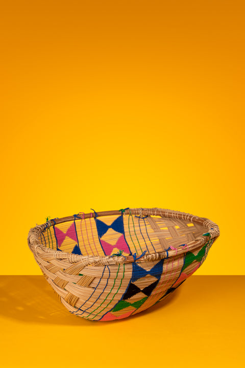 "Kuyū" Extra Large Basket 3, Mehinaku Ethnicity