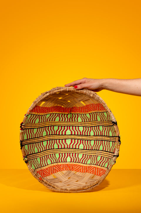 "Kuyū" Large Basket 3, Mehinaku Ethnicity