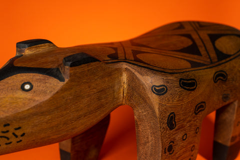 Jaguar Stool by Indigenous Artist Apahu Waurá