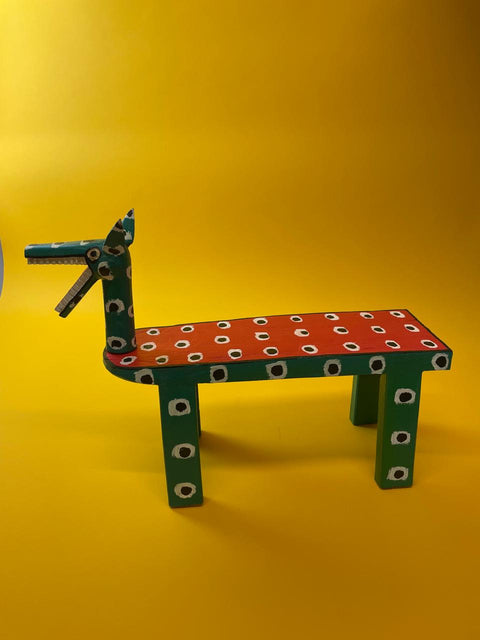 Colourful Animal Stool by artist Cicero Ferreira